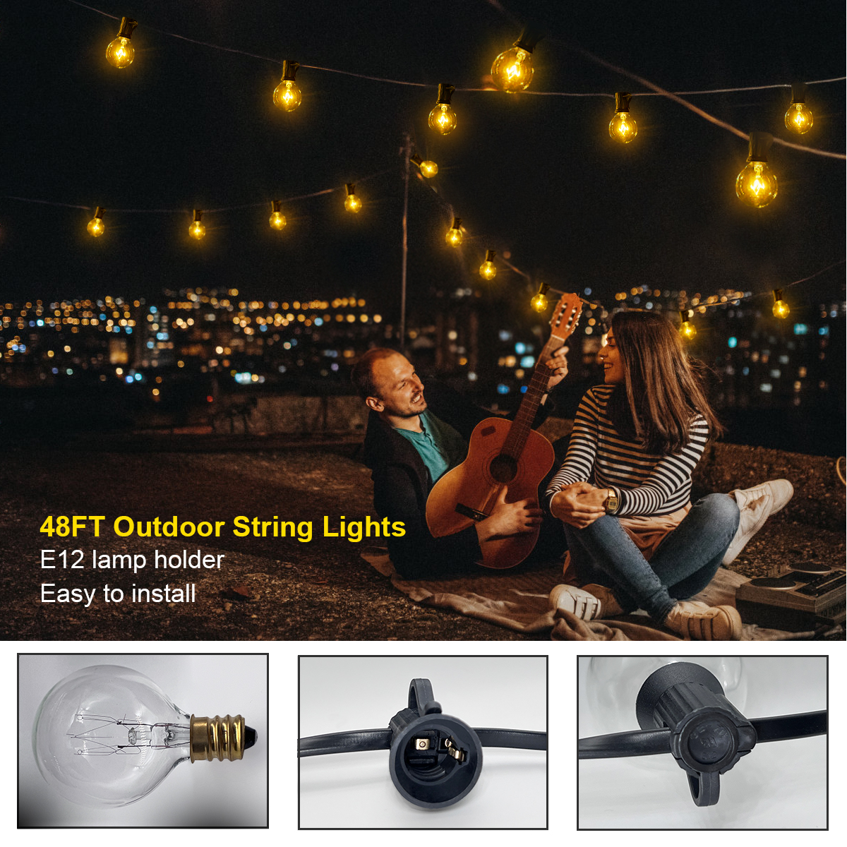 HCP097 G40玻璃泡灯串